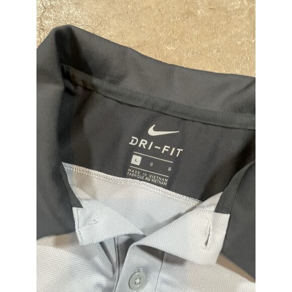 Nike Dri Fit Oklahoma Sooners Football Gray Polo Shirt NCAA - L - Picture 6 of 7